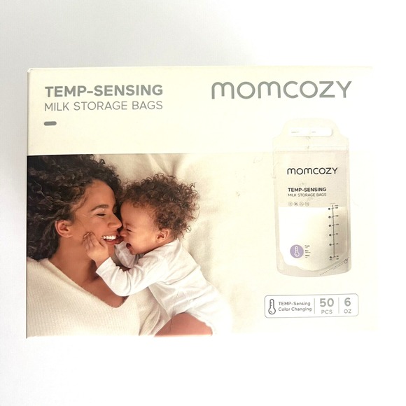 Momcozy Handbags - Momcozy Breastmilk Storing Bags, Temp-Sensing Milk Storage Bags 50 Pcs 6 oz
